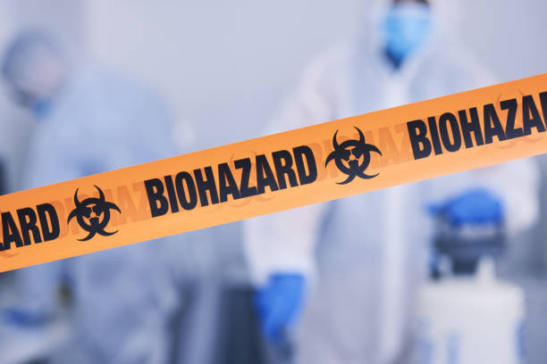 Professional Biohazard Cleanup technician working in College Grove, TN